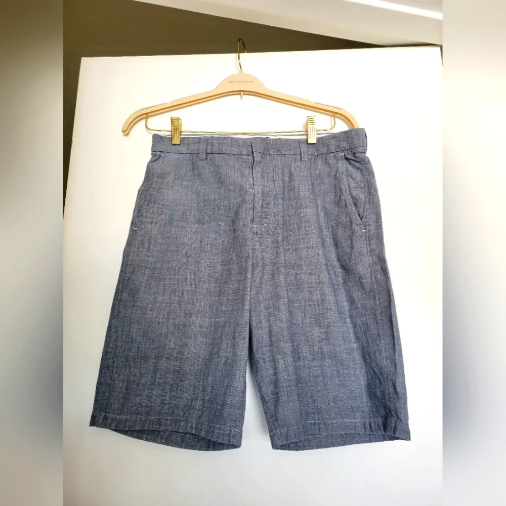 J. Crew‎ Club Men's 100% Cotton Blue Shorts Size 31
